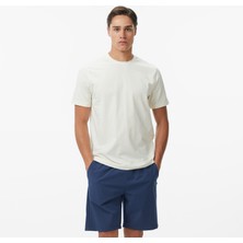 Nautica Erkek Ekru Regular Fit T-Shirt V65371T.1MA