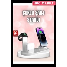 HBG Markt Mey Ithalat® Qi Destekli Tüm Cihazlarla Uyumlu Kablosuz Şarj Ünitesi