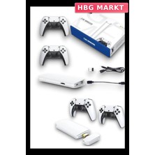 HBG Markt Retro Oyun Konsolu 3D ve 4K Hd Görüntü, 2.4g Kablosuz