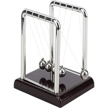 Moontime Alaçatı Sarkıt Küre, Dekoratif Süsü Metal Sarkaç Topu Fizik Sarkaç Çelik Denge Topu 14X14 Ebatlarında