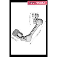 HBG Markt Mey Ithalat® Hareketli Musluk Ucu Perlatörü