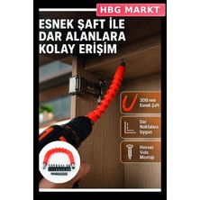 HBG Markt Çoklu Uçlu Tornavida Seti Esnek Uzatma Şaftlı
