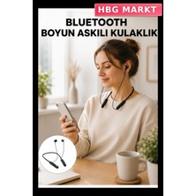 HBG Markt Bluetooth Kulaklık Gürültü Azaltmalı Ergonomik Tasarım 100 Saat Bekleme