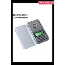 HBG Markt Dijital Hassas Cep Terazisi 500 gr 0.01 gr Hassasiyet Ölçüm Cihazı