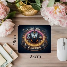 Moontime Alaçatı 3D Efektli Hedef Odaklı Mouse Pad - 19X23 cm 2 mm Dikdörtgen Ithal Baskılı Mouse Pad