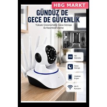 HBG Markt Yüksek Çözünürlüklü Güvenlik Kamerası Gece Görüşlü