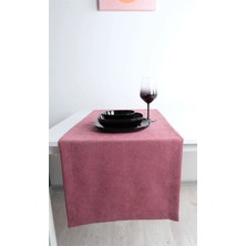 Goccia Home 2'li Kadife Dokulu Runner Gül Kurusu