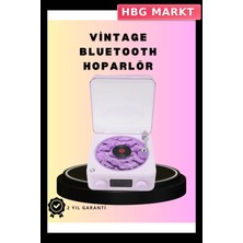 HBG Markt Mey Ithalat® Bluetooth Retro Pikap Hoparlör – Projektörlü Gece Lambası