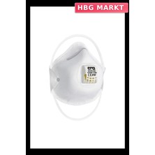 HBG Markt Konik Serisi 6210 Ffp2 Nr D Maske (Ventilli, Beyaz)
