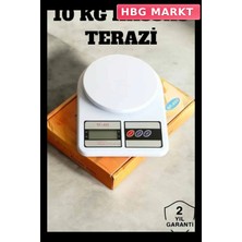 HBG Markt Dijital Mutfak Tartısı 10 kg Kapasiteli Hassas Ölçüm