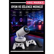 HBG Markt 4K Çözünürlüklü Projeksiyon Cihazı, Wi-Fi 6 ve Bluetooth 5.0 Destekli
