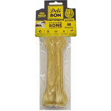 Melonika Deri Köpek Çiğneti Pres Kemik 1X15CM Natural
