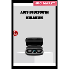 HBG Markt Mey Ithalat® A10S Kablosuz Bluetooth Kulaklık – 1800MAH Powerbank, Otomatik Eşleşme, Ios/android Uyumlu