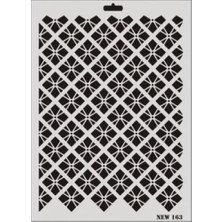 Melonika Rich New Seri N-163 Stencil 35X25 cm