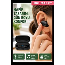 HBG Markt Kablosuz Kulak Içi Kulaklık 1800MAH Şarj Kutusu Tws Otomatik Eşleşme