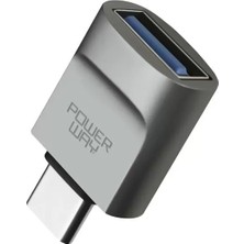 Canarino Powerway Type-C To Usb-A 3.0 Dişi Otg Çevirici Adaptör