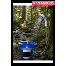HBG Markt Seyahat Duşu Portatif Taşınabilir Duş Pompası