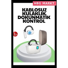HBG Markt Mey Ithalat® Kablosuz Kulak Içi Kulaklık – Gürültü Azaltma, Net Ses, Eller Serbest Arama Özelliği