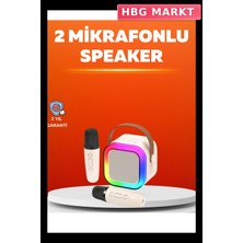 HBG Markt Mey Ithalat® Ses Efektli Mikrofonlu Kablosuz Karaoke Sistemi