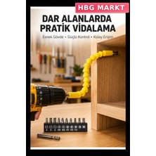 HBG Markt 12 Parça Akrobat Bits Vidalama Seti, Çoklu Uç Seçenekleri