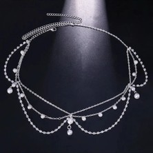 Moontime Alaçatı Şıklığınızı Tamamlayacak Inci ve Kristal Kolye