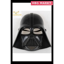 HBG Markt Mey Ithalat® Çocuk Boy Yıldız Savaşları Darth Vader Maskesi ve 90 cm Pelerin Seti Siyah