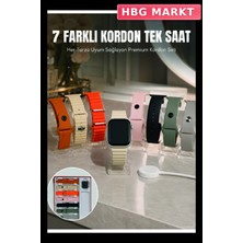 HBG Markt Akıllı Saat: 7 Değiştirilebilir Kordon ve Bluetooth Arama