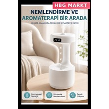 HBG Markt Mey Ithalat® Yağmur Damlası Hava Nemlendirici Ultrasonik Buhar Makinesi 800 ml Aroma Difüzör