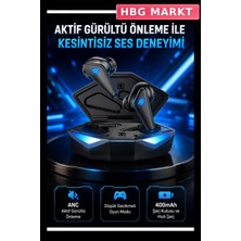 HBG Markt Kablosuz Bluetooth 5.0 Kulak Içi Kulaklık Dokunmatik Kontrol 3D Ses