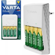 Canarino Varta 4xaa 2100 Mah Pilli Beyaz Plug Pil Şarj Ci̇hazı