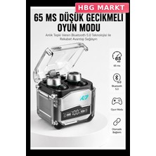 HBG Markt MK47 Kablosuz Kulaklık, Bluetooth 5.0, 65MS Düşük Gecikme
