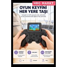 HBG Markt Mey Ithalat® Mini Retro Oyun Konsolu S10 2.8 Inç Ekran Taşınabilir Klasik Atari Yeni Nesil