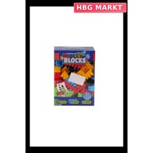 HBG Markt 84 Parça Eğitici Blok Seti Renkli Kutu Oyuncak