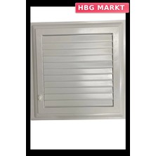 HBG Markt Mey Ithalat® Plastik Menfez 50X50 Beyaz Banyo Wc Havalandırma