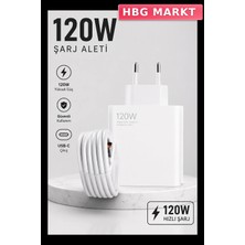 HBG Markt 120W Ultra Plus++ Hızlı Şarj Adaptörü 24 Kat Daha Hızlı Şarj