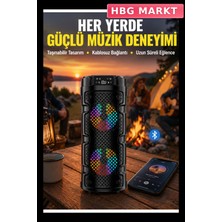 HBG Markt Taşınabilir Kablosuz Hoparlör Çift Sürücülü Dengeli Ses