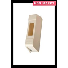 HBG Markt Çet-San 1'li Lüks W. Otomat Kutusu Plastik Sigorta Kutusu
