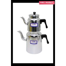 HBG Markt No-5 Lüks Alüminyum Çaydanlık Takımı
