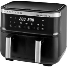 Asitan KYF32 Magicchef+ Çift Sepetli Sıcak Hava Fritözü 8 Litre Xxl