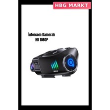HBG Markt Q28 Kameralı Bluetooth Kask Kulaklığı Motosiklet Tutkunları Için