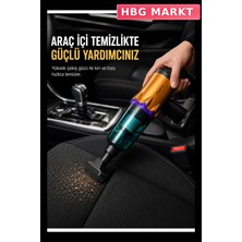 HBG Markt Şarjlı El Süpürgesi Çok Başlıklı Araç Içi Pratik Temizlik Cihazı