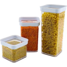 Melonika Vakumlu Kare Saklama Kabı - 1 Litre