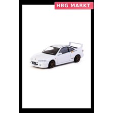 HBG Markt 1/64 Ölçek Model Araba Beyaz Diecast Mini Araç