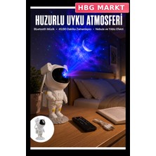 HBG Markt Astronot Projeksiyon Lambası: Bluetooth Müzik ve Görsel Atmosfer