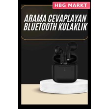 HBG Markt Mey Ithalat® En Çok Tercih Edilen Bluetooth Kulaklık Mikrofonlu Silikonsuz Dokunmatik Kontrol
