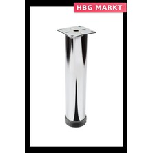 HBG Markt Mey Ithalat® Metal Krom Ayak 42 mm Çap 6 cm Yükseklik