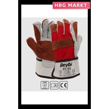 HBG Markt Mey Ithalat® Beybi Dt-01 Deri Takviyeli Eldiven No:10