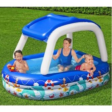 Empressco 54370 Büyük Boy Dikdörtgen Şişme Aile Havuzu 213X155X132