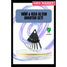 HBG Markt 9 Parça Alyan Anahtar Seti Metrik Boyutlarda Altıgen Anahtarlar