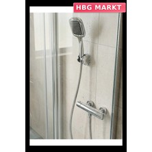 HBG Markt Siyah Duş Seti Pratik Kullanım ve Şık Tasarım
